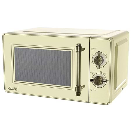 מיקרוגל מכני 20 ליטר סאוטר Sauter MWR2084C גימור קרם