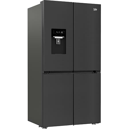 מק״ט מוצר  - מקרר 4 דלתות מקפיא תחתון בקו Beko GN1518XBRP גימור נירוסטה מושחרת