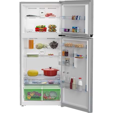 מקררים - מקרר 2 דלתות מקפיא עליון בקו Beko DN156823X גימור נירוסטה