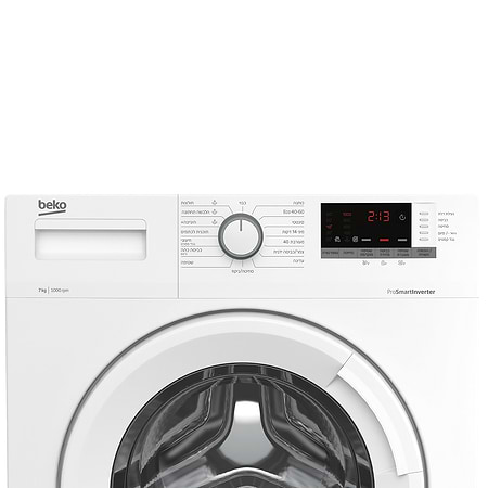 מכונות כביסה - מכונת כביסה 7 קילו בקו Beko WTV7313 גימור לבן