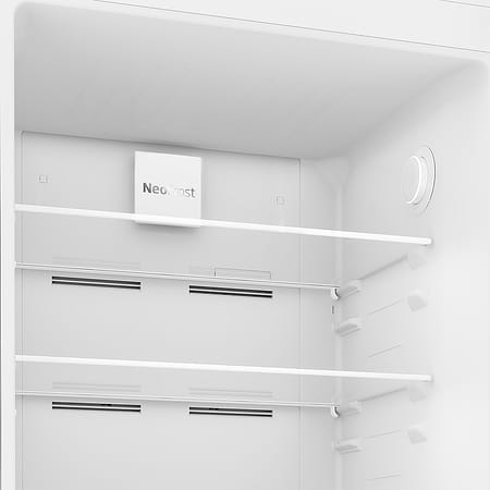 מקרר 2 דלתות מקפיא עליון בקו Beko RDNE458M10W גימור לבן - 3690₪
