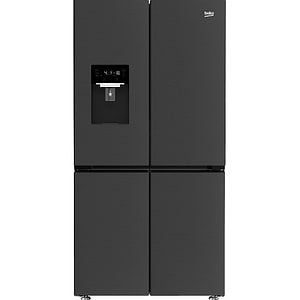 מקרר 4 דלתות מקפיא תחתון בקו Beko GN1518XBRP גימור נירוסטה מושחרת