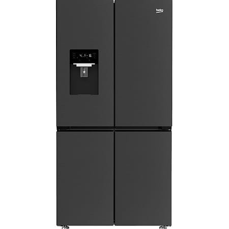 מקרר 4 דלתות מקפיא תחתון בקו Beko GN1518XBRP גימור נירוסטה מושחרת