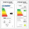 מקרר 4 דלתות מקפיא תחתון האייר Haier HRF-4494FBR גימור זכוכית שחורה - 2790₪