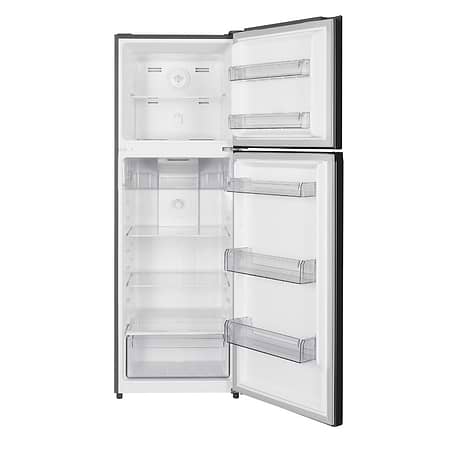 מקררים - מקרר 2 דלתות מקפיא עליון האייר Haier HNF-395SS גימור כסוף