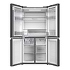 מק״ט מוצר  - מקרר 4 דלתות מקפיא תחתון האייר Haier HRF-5800BS גימור אבן שחורה