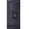 מקררים - מקרר 4 דלתות מקפיא תחתון האייר Haier HRF-5800BS גימור אבן שחורה