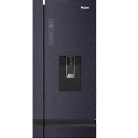 מקררים - מקרר 4 דלתות מקפיא תחתון האייר Haier HRF-5800BS גימור אבן שחורה