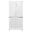 מקרר 4 דלתות מקפיא תחתון האייר Haier HRF-5800FW גימור זכוכית לבנה