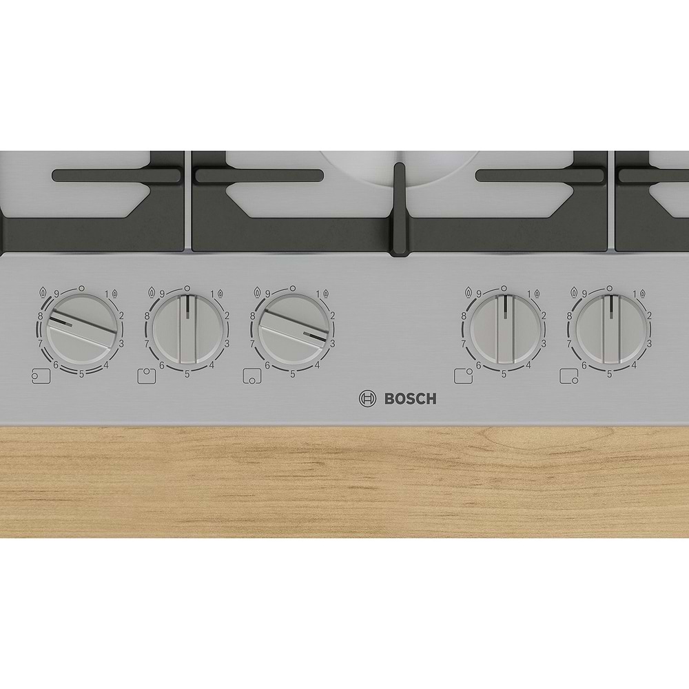 כיריים גז 5 להבות 75 ס”מ בוש Bosch PCS7A5I90Y גימור נירוסטה