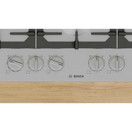 כיריים גז 5 להבות 75 ס”מ בוש Bosch PCS7A5I90Y גימור נירוסטה