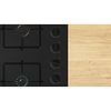 כיריים גז בוש 4 להבות Bosch POH6B6K30Y גימור זכוכית שחורה