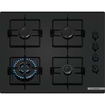 כיריים גז בוש 4 להבות Bosch POH6B6K30Y גימור זכוכית שחורה