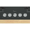 כיריים גז בוש 5 להבות 75 ס”מ Bosch PPQ7A6I40Y גימור זכוכית שחורה