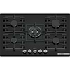 כיריים גז בוש 5 להבות 75 ס”מ Bosch PPQ7A6I40Y גימור זכוכית שחורה