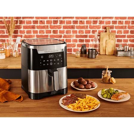 סיר בישול וטיגון בריא 2 ב-1 טפאל Tefal EY801D27 גימור שחור