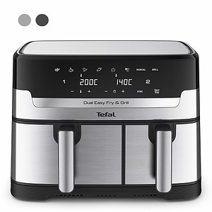 סיר בישול וטיגון בריא דו תאי טפאל Tefal EY905D40 גימור שחור