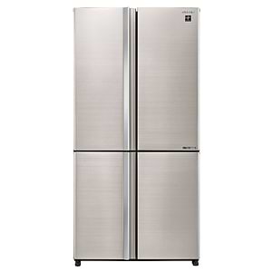 מקרר שארפ ‏611 ‏ליטר Sharp SJ9270IN מקפיא תחתון 4 דלתות נירוסטה מוברשת
