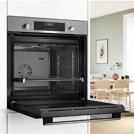 תנור בנוי בילד אין בוש Bosch HBG537ES3Y תוצרת גרמניה גימור נירוסטה - 3175₪