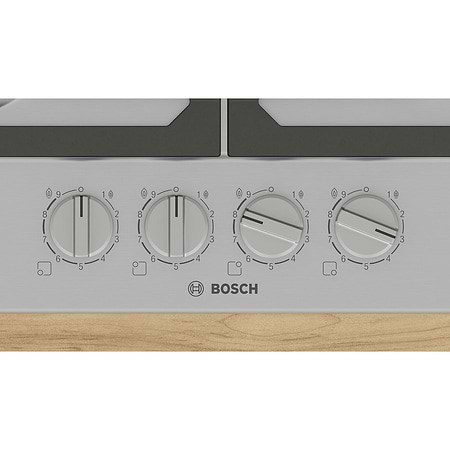 כיריים גז 4 להבות בוש Bosch PCH6A5I90Y גימור נירוסטה