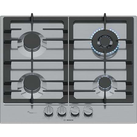 כיריים גז 4 להבות בוש Bosch PCH6A5I90Y גימור נירוסטה