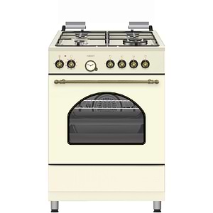 תנור משולב כיריים פוג’יקום Fujicom FJ-FSRT60BG גימור שמנת
