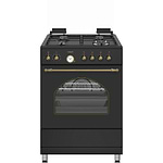 תנור משולב כיריים פוג’יקום Fujicom FJ-FSRT66MB גימור שחור מט