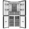 מקרר 4 דלתות מקפיא תחתון פוג’יקום Fujicom FJ-NF515W גימור זכוכית לבנה - 2990₪