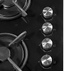 כיריים גז 4 להבות פוג’יקום Fujicom FJ-GHG640BK גימור זכוכית שחורה - 790₪