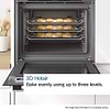 מבצעים - תנור בנוי בילד אין בוש Bosch HBG536EW3 גימור לבן