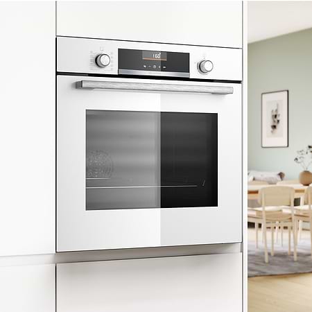 אחריות - תנור בנוי בילד אין בוש Bosch HBG536EW3 גימור לבן
