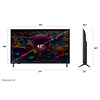 טלוויזיות LG בגודל 43 אינץ - טלוויזיה חכמה 43″ LG 4K UHD 43UA80006LC