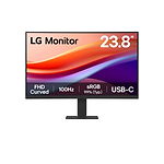 מסך מחשב גיימינג קעור 24″ FHD LG 24U421A-B