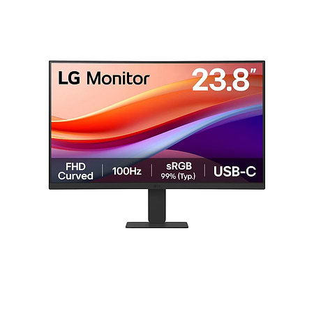 מסך מחשב גיימינג קעור 24″ FHD LG 24U421A-B