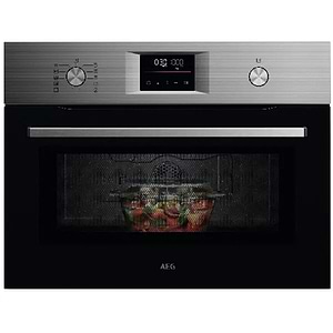 מיקרוגל בנוי משולב גריל 46 ליטר AEG ACM51401M גימור נירוסטה