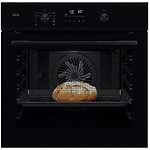 תנור בילד אין פירוליטי 71 ליטר AEG ABA55411B גימור זכוכית שחורה