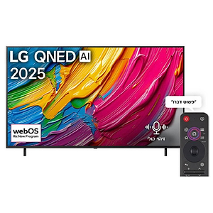 טלוויזיה 86 אינץ LG דגם 4K QNED 86QNED80A6A