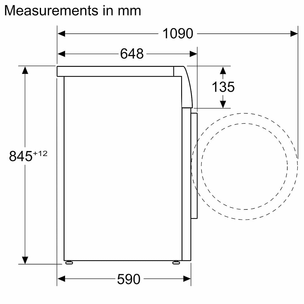 מק״ט מוצר  - מכונת כביסה 10 קילו בוש Bosch WGB25403IL פתח קדמי תוצרת גרמניה