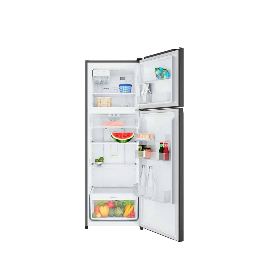מוצרי חשמל - מקרר 2 דלתות מקפיא עליון 344 ליטר Electrolux ETM3400BC גימור נירוסטה מושחרת