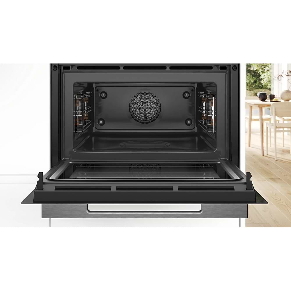 תנור בנוי 45 ליטר משולב מיקרוגל בוש Bosch CMG7241W1 גימור לבן