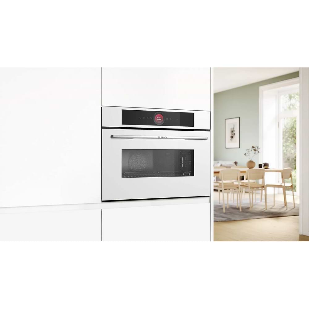 אחריות - תנור בנוי 45 ליטר משולב מיקרוגל בוש Bosch CMG7241W1 גימור לבן