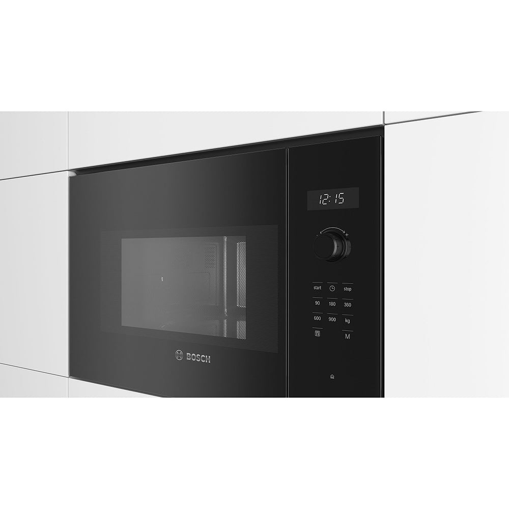 מיקרוגל בנוי 25 ליטר בוש Bosch BFL554MB0 גימור שחור - 1999₪