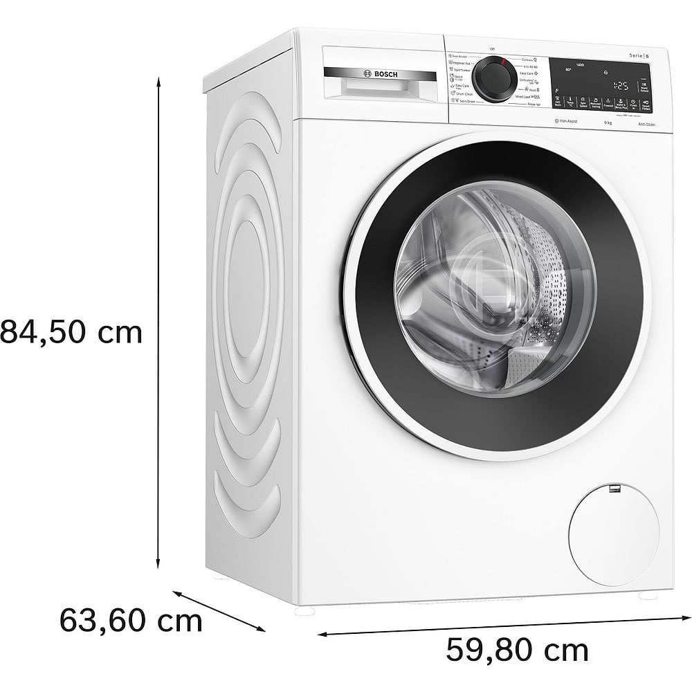מוצרי חשמל - מכונת כביסה בוש 9 קילו Bosch WGG244Z9IL פתח קדמי סדרה 6