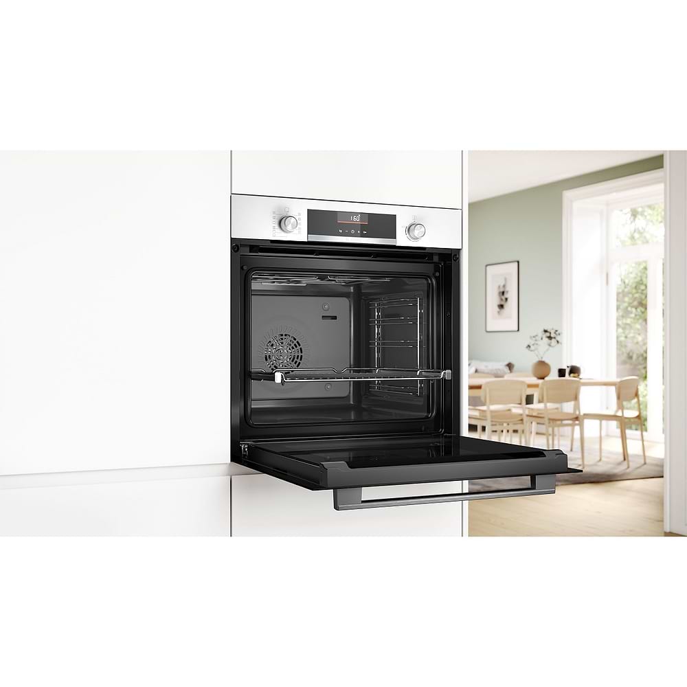 תנור בילד אין 71 ליטר בוש Bosch HBG536EW4 גימור לבן