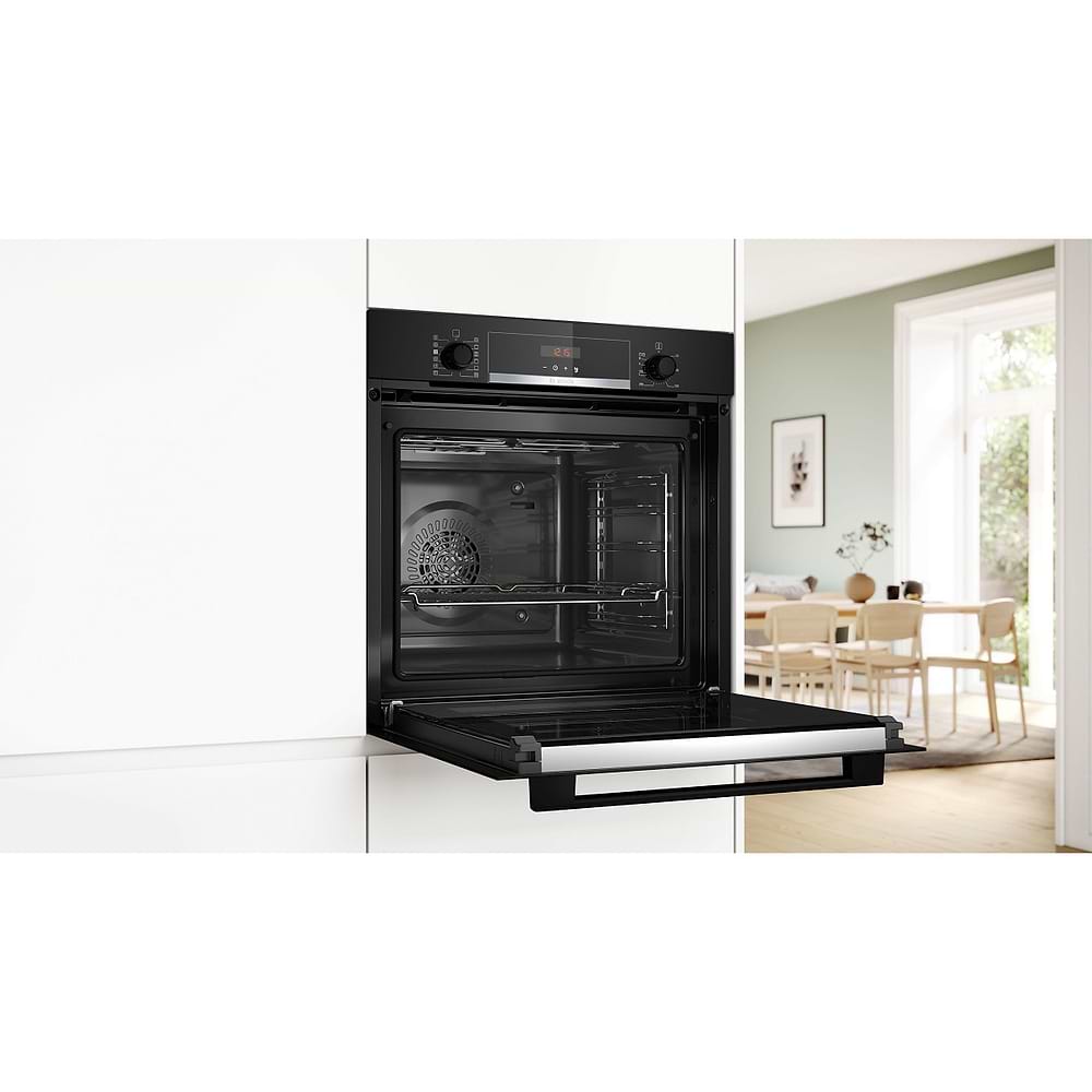 תנור בילד אין פירוליטי 71 ליטר בוש Bosch HQA574BB3 גימור שחור תוצרת ספרד