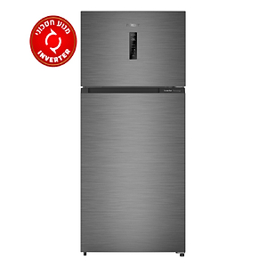 מקרר 2 דלתות מקפיא עליון 497 ליטר פוג’יקום Fujicom FJ-NF745DX גימור נירוסטה מושחרת