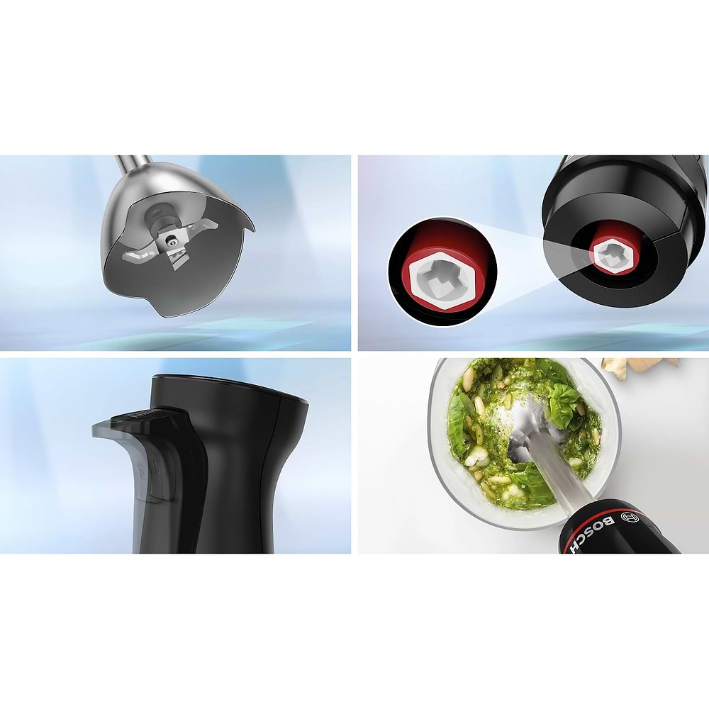 בלנדר מוט בוש Bosch MSM4B624 גימור שחור - 790₪
