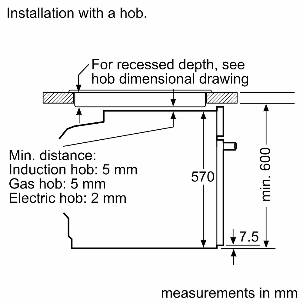 תנור בנוי פירוליטי 71 ליטר בוש Bosch HBA574BS3 גימור נירוסטה - 2890₪