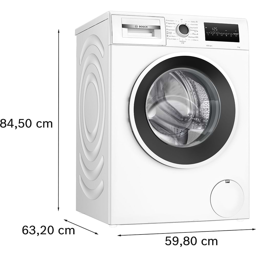 מוצרי חשמל - מכונת כביסה 9 קילו בוש Bosch WAN24220IL פתח קדמי