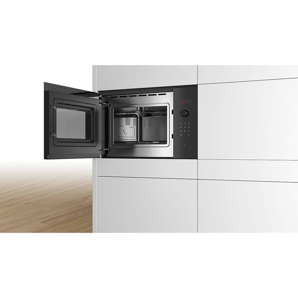 אחריות - מיקרוגל בנוי 20 ליטר בוש Bosch BFL523MB1F גימור שחור